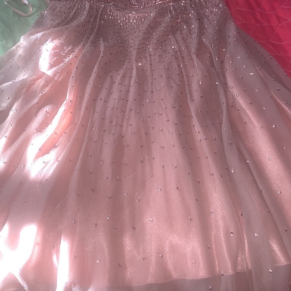 Niteline nude and peach dress - Picture 3 of 6